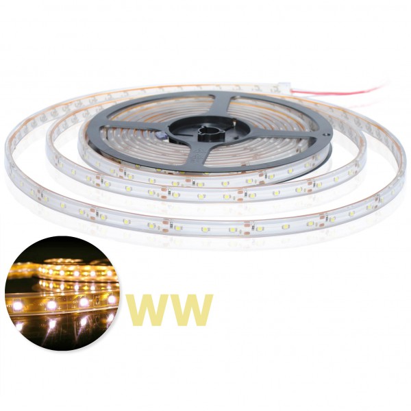 Flexibele Waterdichte IP68 LED strip Warm Wit 3528 60 LED/m - Per meter